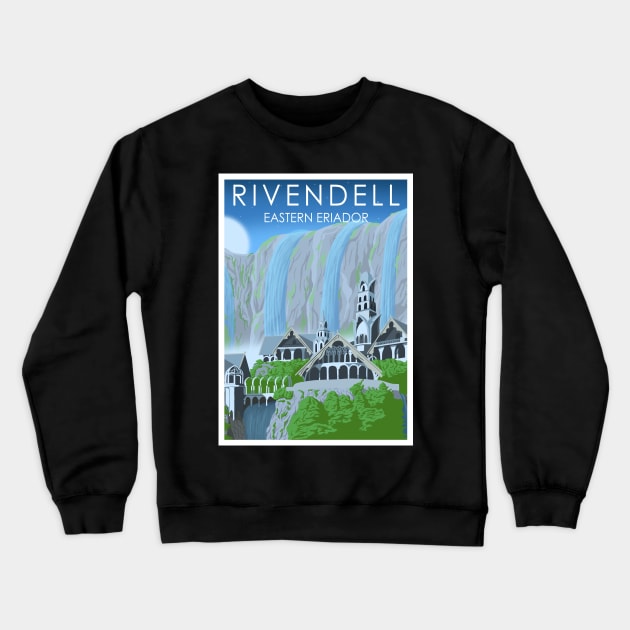 Rivendell Crewneck Sweatshirt by Omega Art